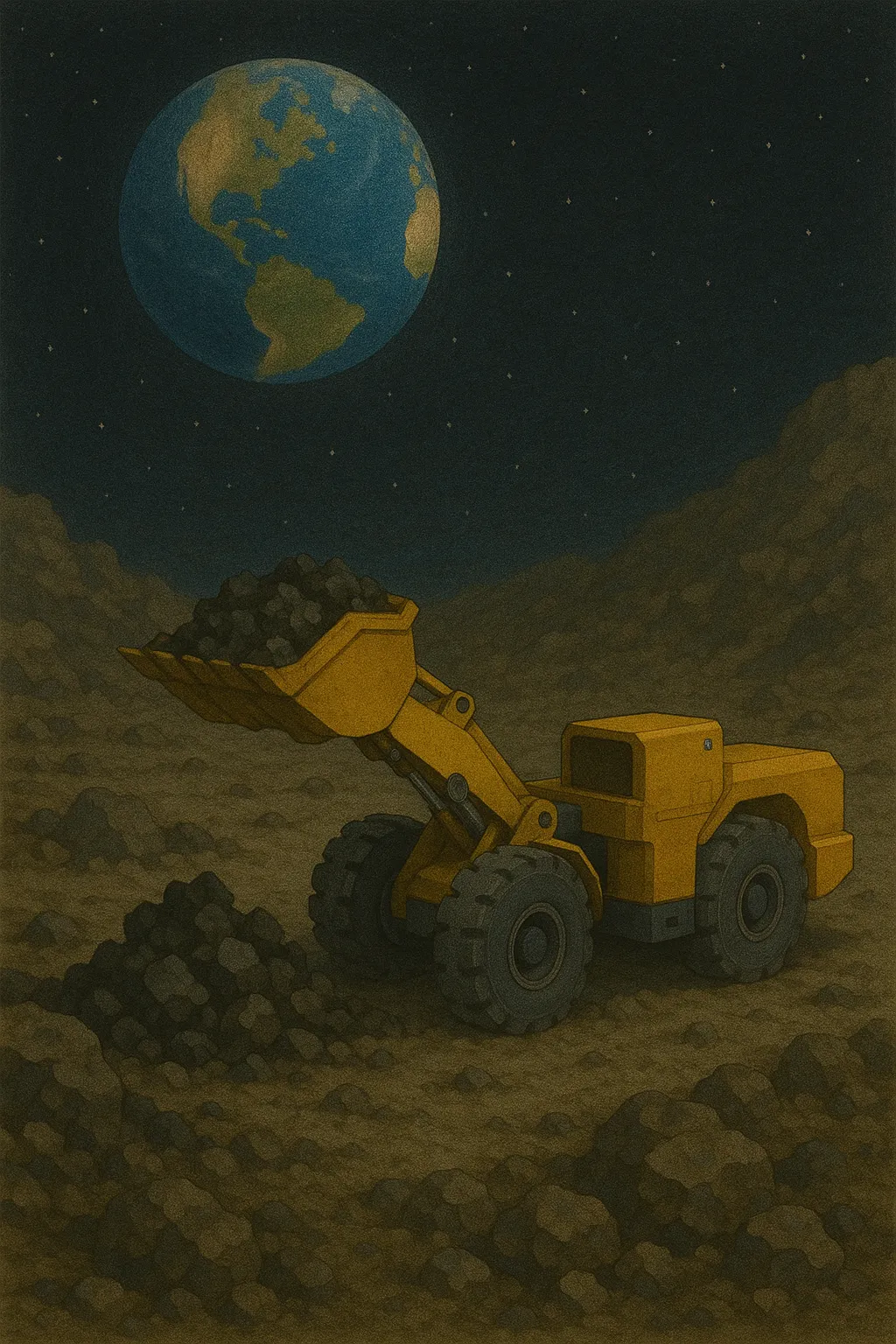 Excavating an asteroid